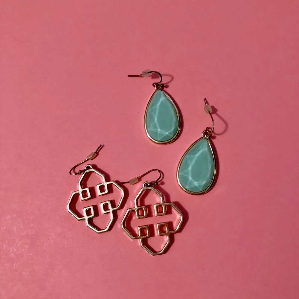 Two pairs of earrings